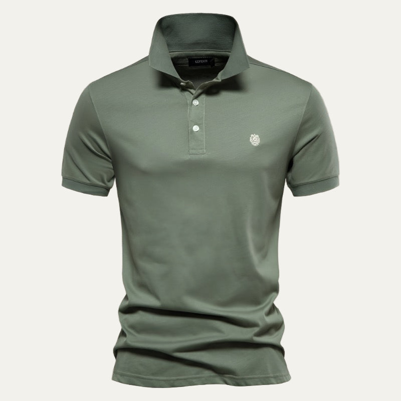 Classic Men's Short Sleeve Golf Shirt with Logo