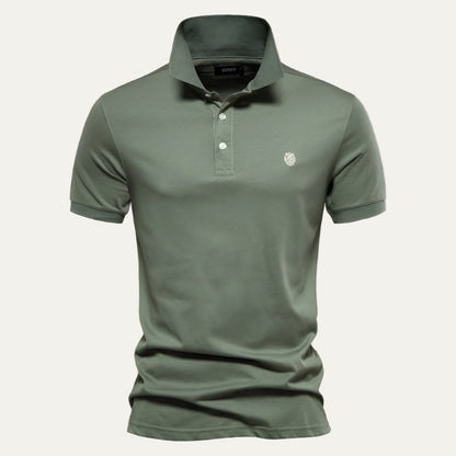 Classic Men's Short Sleeve Golf Shirt with Logo