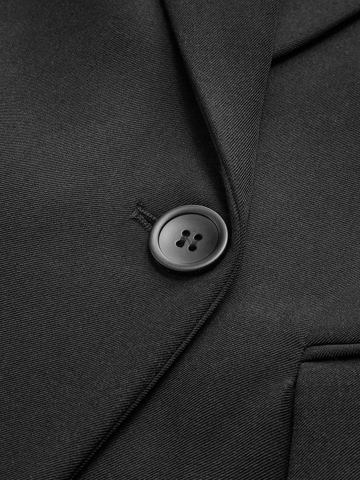 Stylish Collar Pocket Tailored Blazer Coat