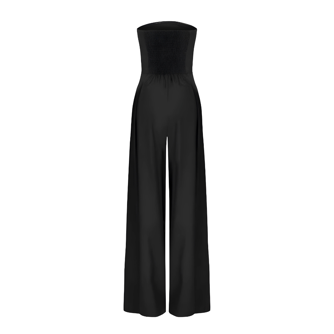 Sleek Strapless Women's Jumpsuit