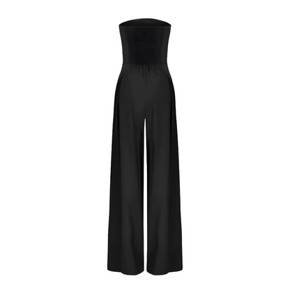 Sleek Strapless Women's Jumpsuit