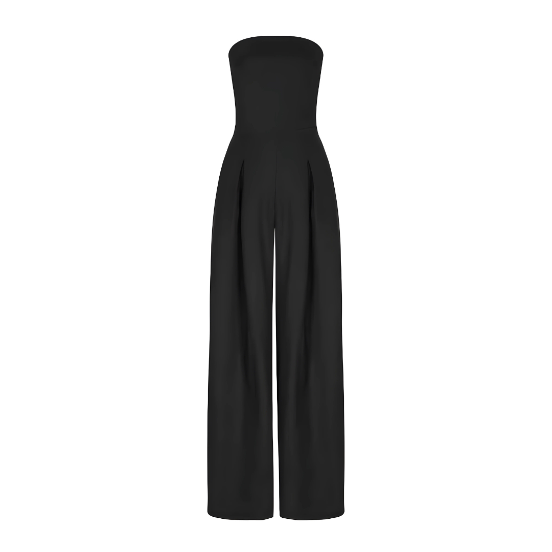 Sleek Strapless Women's Jumpsuit