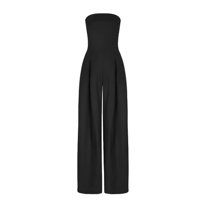 Sleek Strapless Women's Jumpsuit