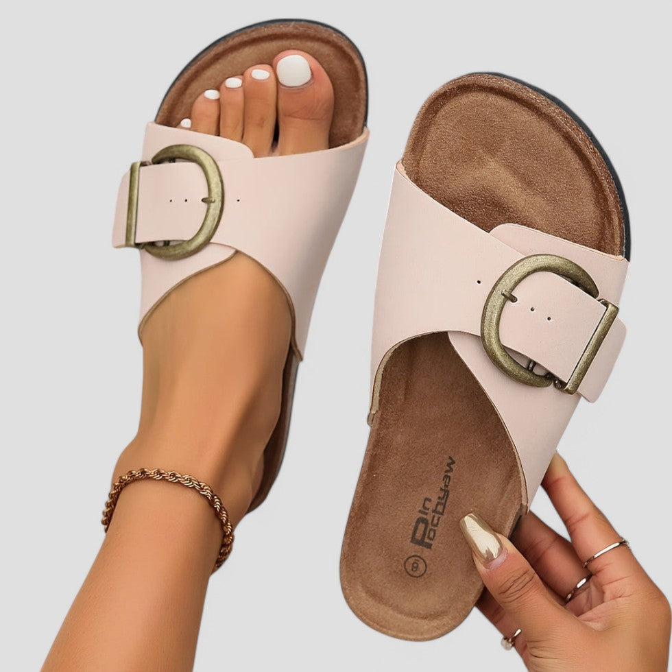 Ladies Comfortable Summer Sandal Slippers - OutfitLondon