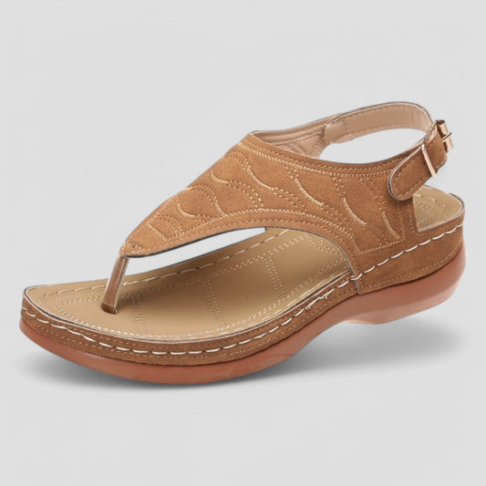 Soft Leather Summer Sandals For Ladies - OutfitLondon