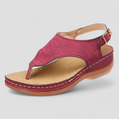 Soft Leather Summer Sandals For Ladies