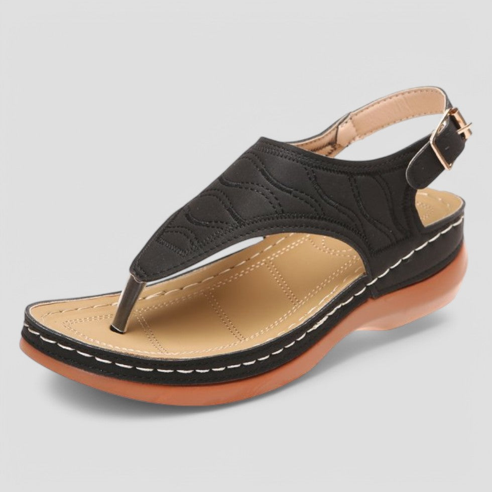 Soft Leather Summer Sandals For Ladies