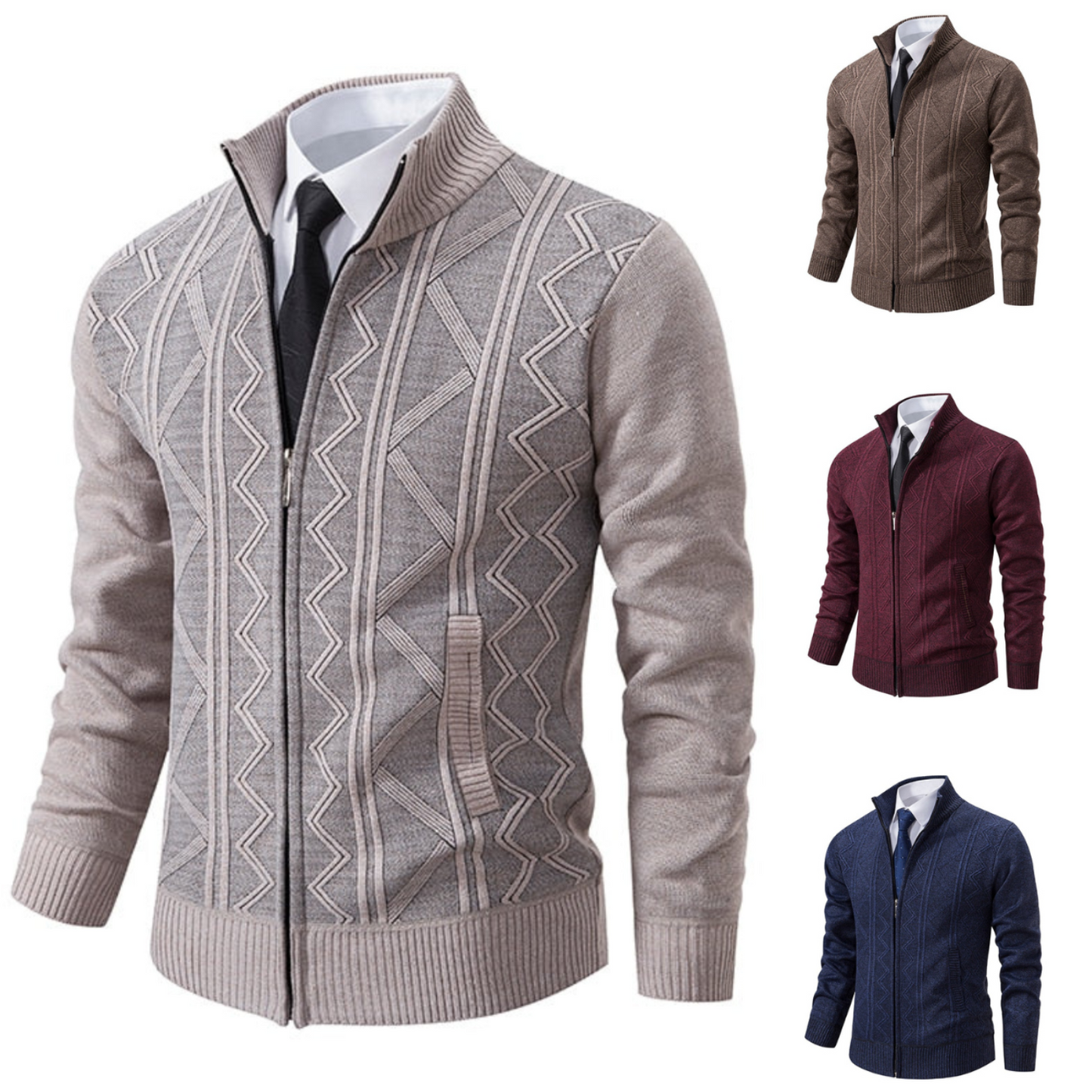 Warm Mens Quilted Jacket - OutfitLondon