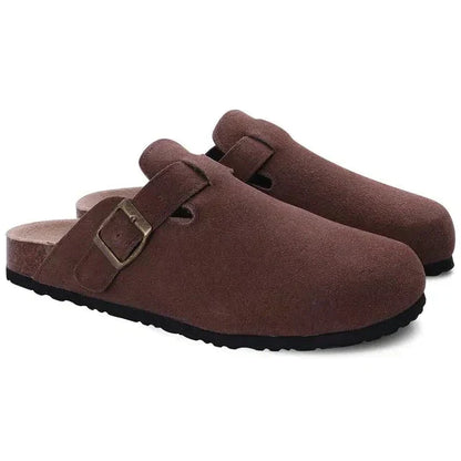 Premium Leather Mule Shoes