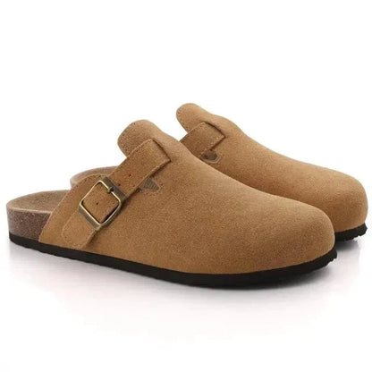 Premium Leather Mule Shoes