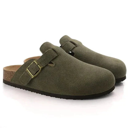 Premium Leather Mule Shoes