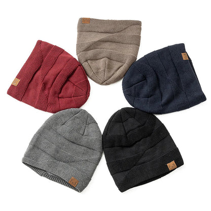 Faux Fur Lined Slouch Beanie