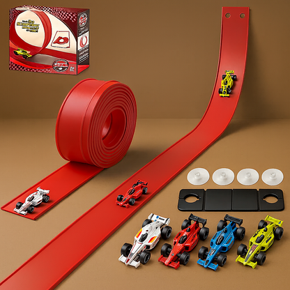 Jeu d'enfants Piste de Course Souple Voiture Étanche et Pliable