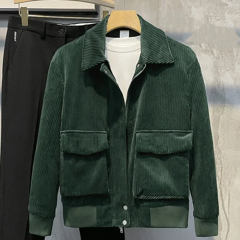 Rugged Cotton Pocket Jacket