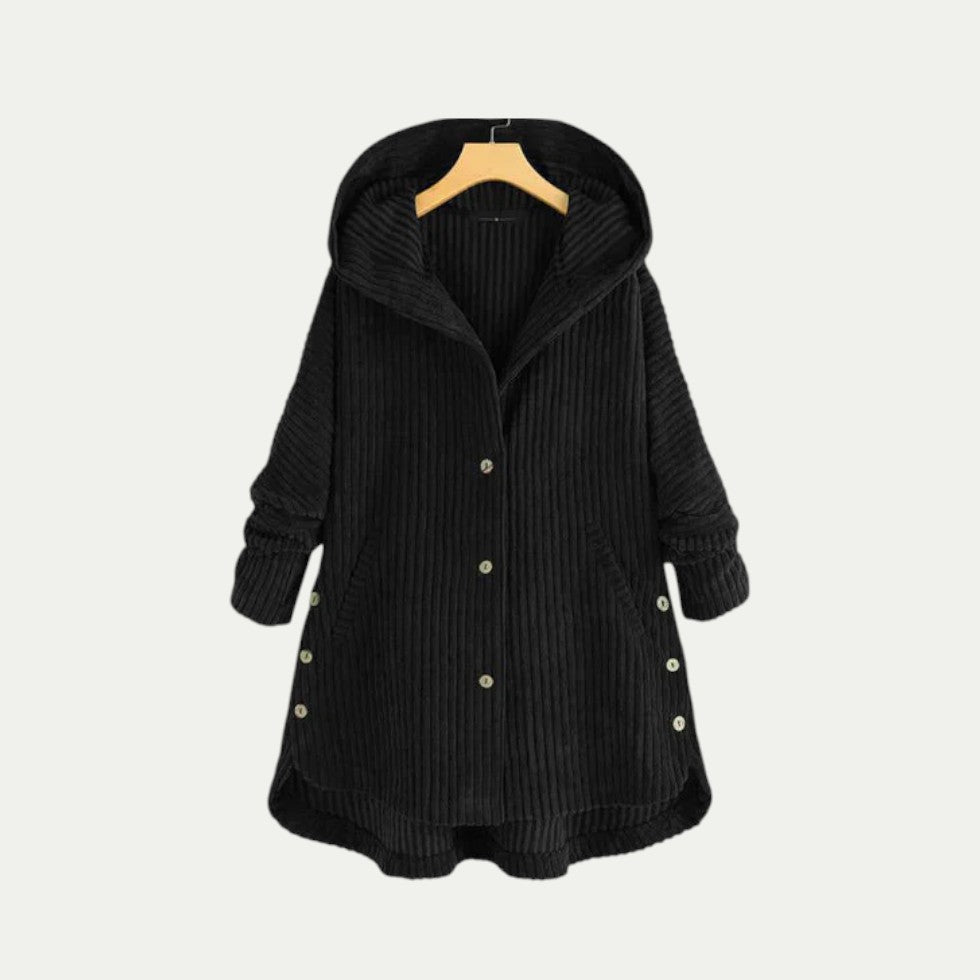 Ladies Oversized Chunky Knit Cardigan - OutfitLondon