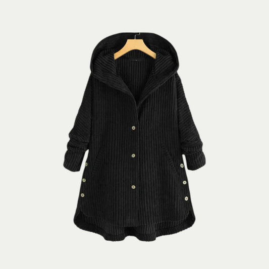 Ladies Oversized Chunky Knit Cardigan - OutfitLondon
