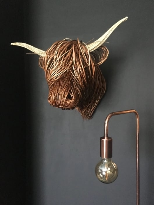 Rustic Country Cow Wall Decor Figure - OutfitLondon