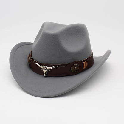 Western Style Vegan Leather Cowboy Hat