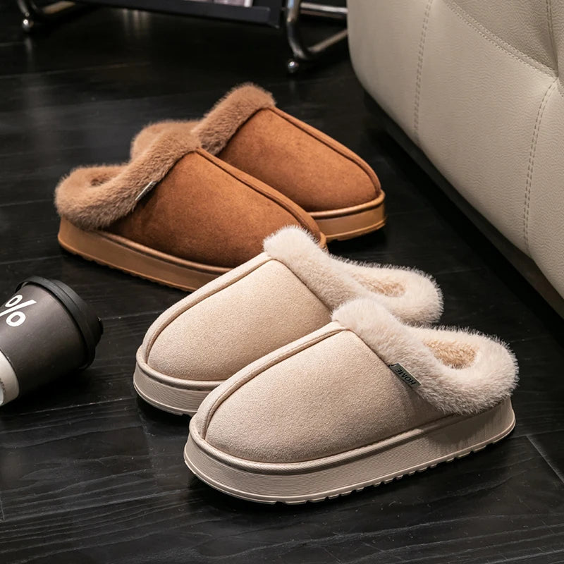 Soft Fleece | Warm Men's House Slippers for Cold Weather