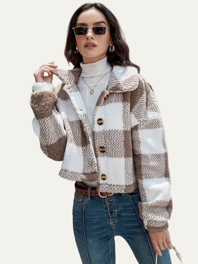 Soft Women's Crop Cardigan Jacket
