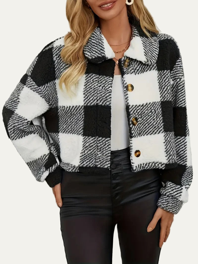 Soft Women's Crop Cardigan Jacket