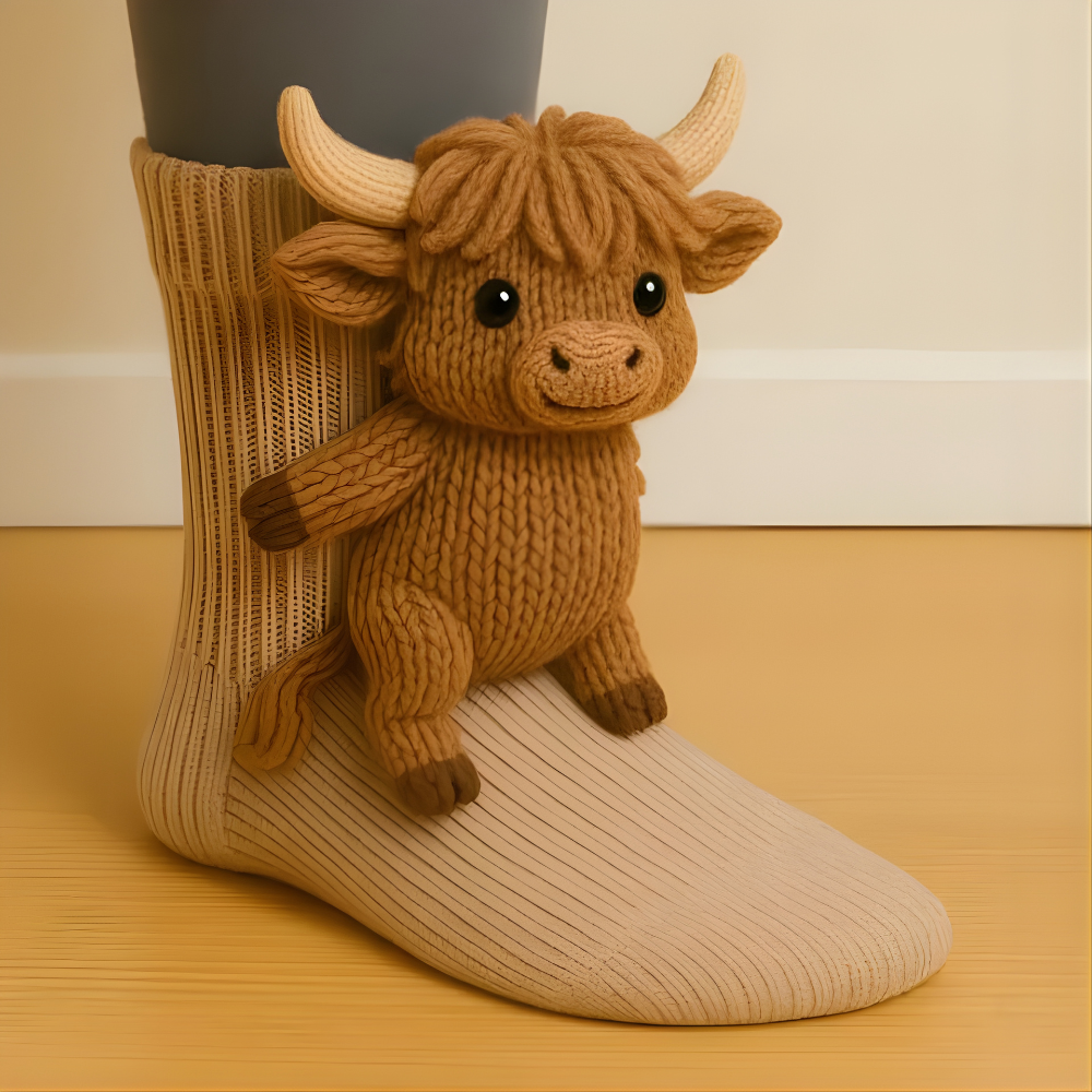 Comfy Fun Design Socks Slipper Shoes for Indoor Wear
