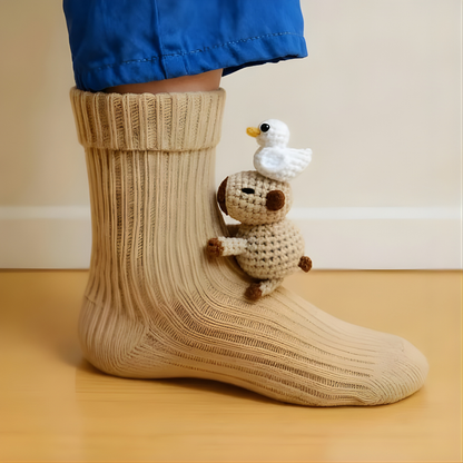 Comfy Fun Design Socks Slipper Shoes for Indoor Wear