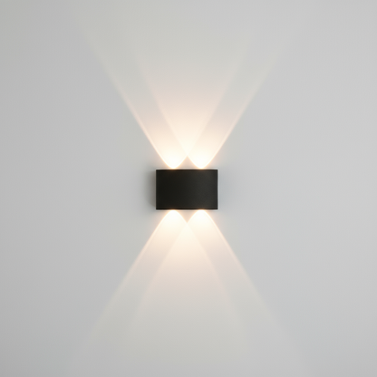 Contemporary Slim 2-Light LED Wall Fixture - OutfitLondon