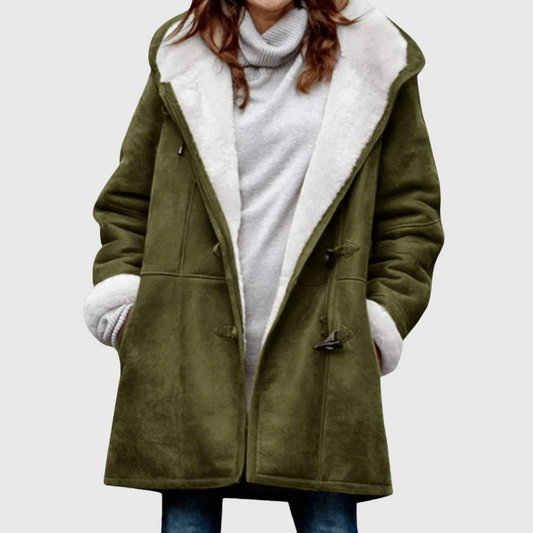 Cozy Faux Suede Winter Coat - OutfitLondon
