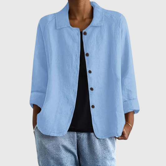 Casual Soft Women's Blouse - OutfitLondon