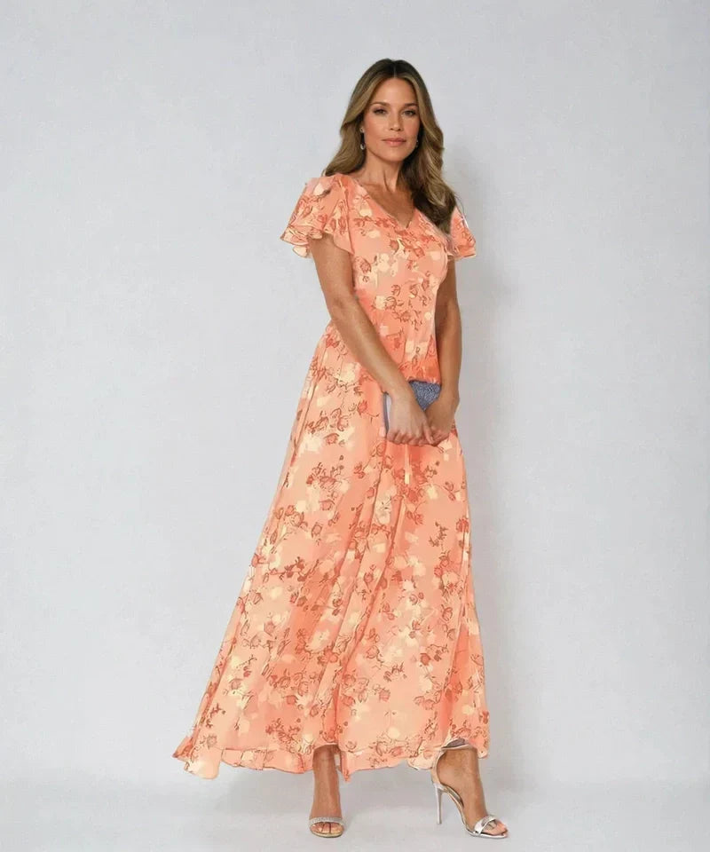 Women's Elegant Lightweight Summer Dress with Flattering Fit - OutfitLondon