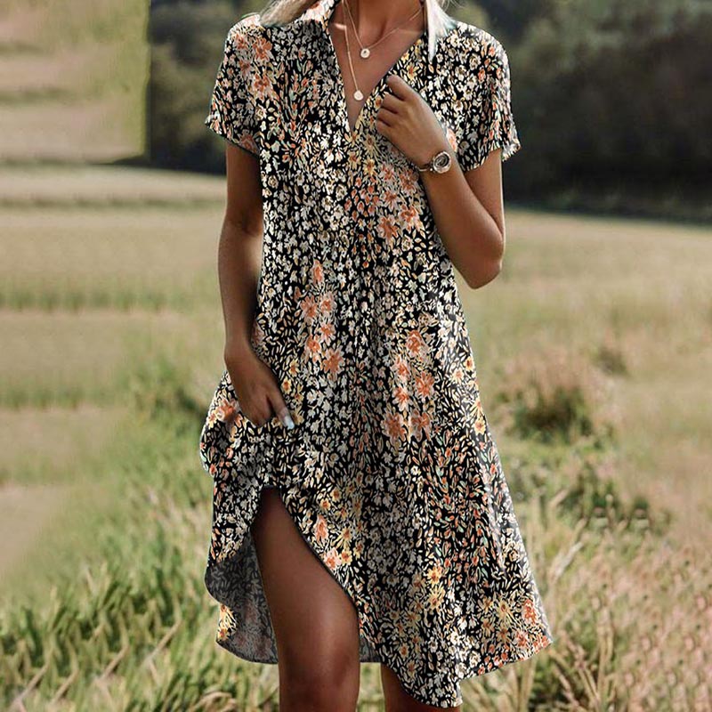 Women's Vintage Garden Party Dress - OutfitLondon