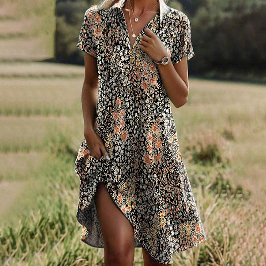 Women's Vintage Garden Party Dress - OutfitLondon