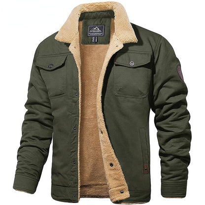 Men's Sherpa Lined Winter Jacket