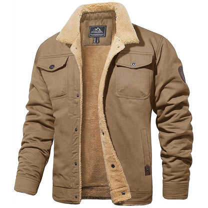 Men's Sherpa Lined Winter Jacket