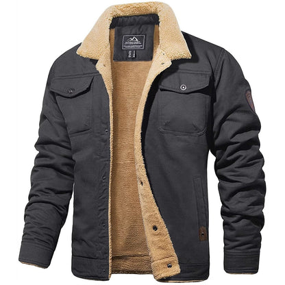 Men's Sherpa Lined Winter Jacket