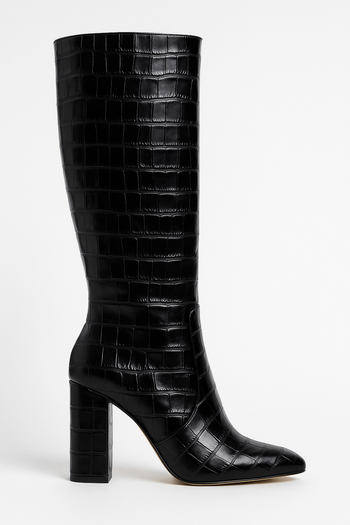 Tall Fitted Ankle Boots with High Heels