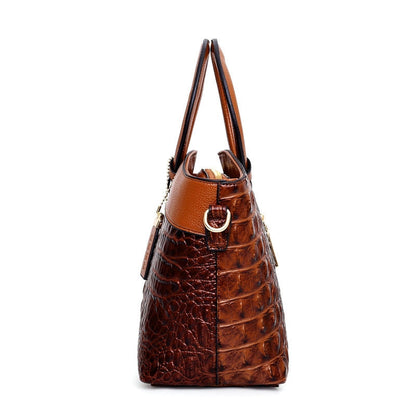 Premium PU Leather Tote Handbag with Classic Style