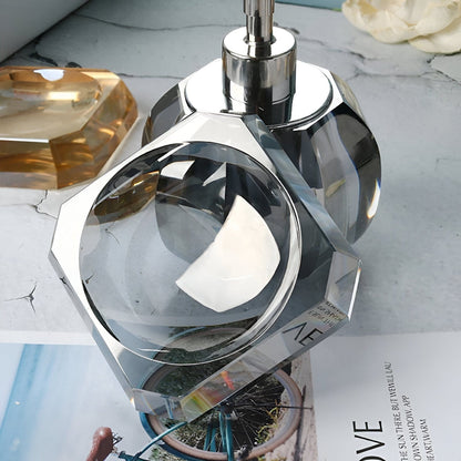 Elegant Transparent Bathroom Decor Set