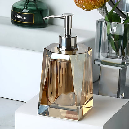 Elegant Transparent Bathroom Decor Set