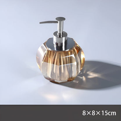Elegant Transparent Bathroom Decor Set