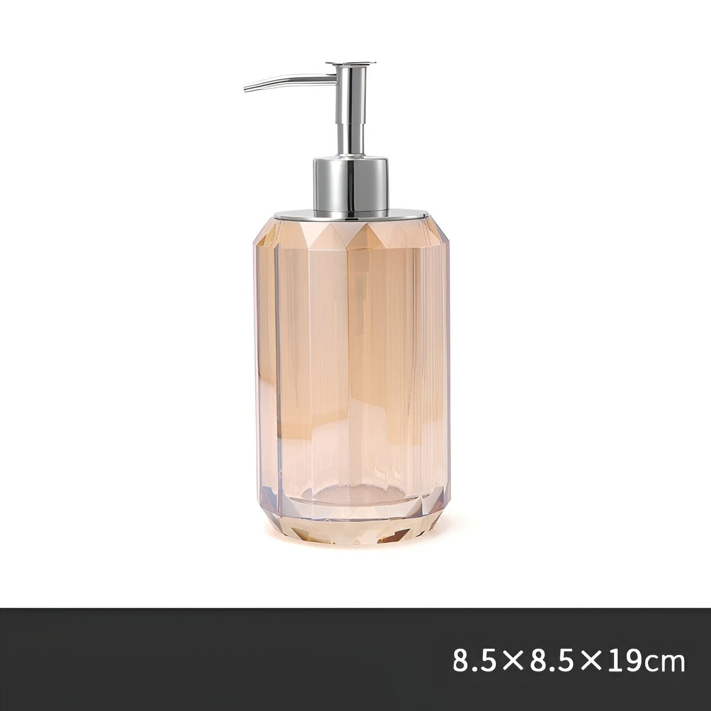 Elegant Transparent Bathroom Decor Set