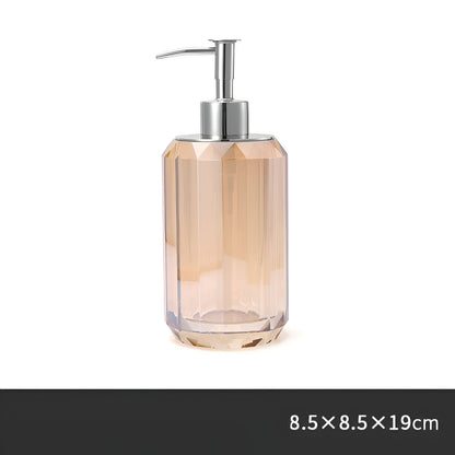 Elegant Transparent Bathroom Decor Set