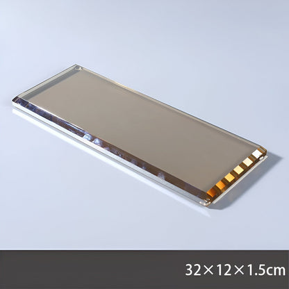 Elegant Transparent Bathroom Decor Set