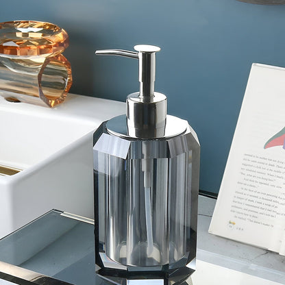 Elegant Transparent Bathroom Decor Set