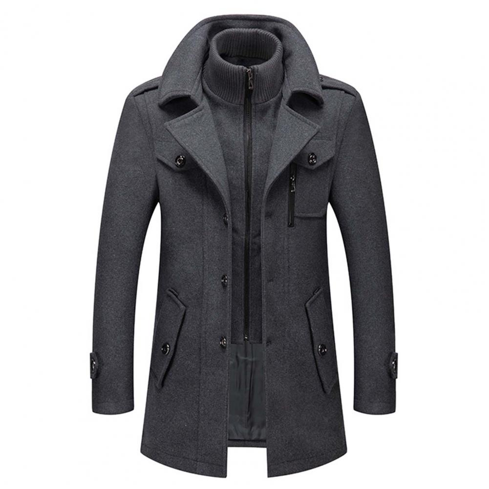 Warm 2-Piece Mens Winter Parka Coat