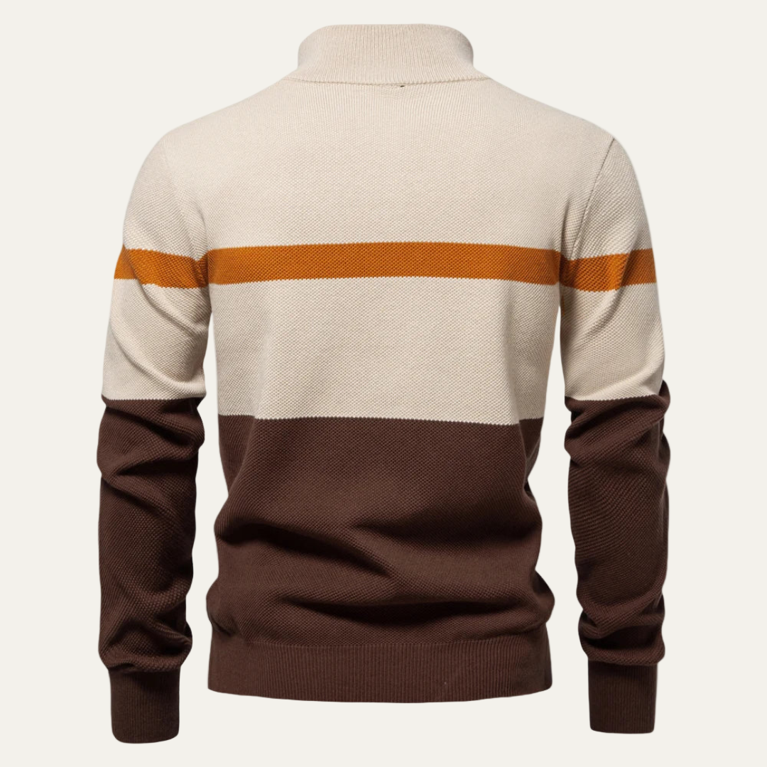 Men's Classic Quarter Zip Pullover Sweater