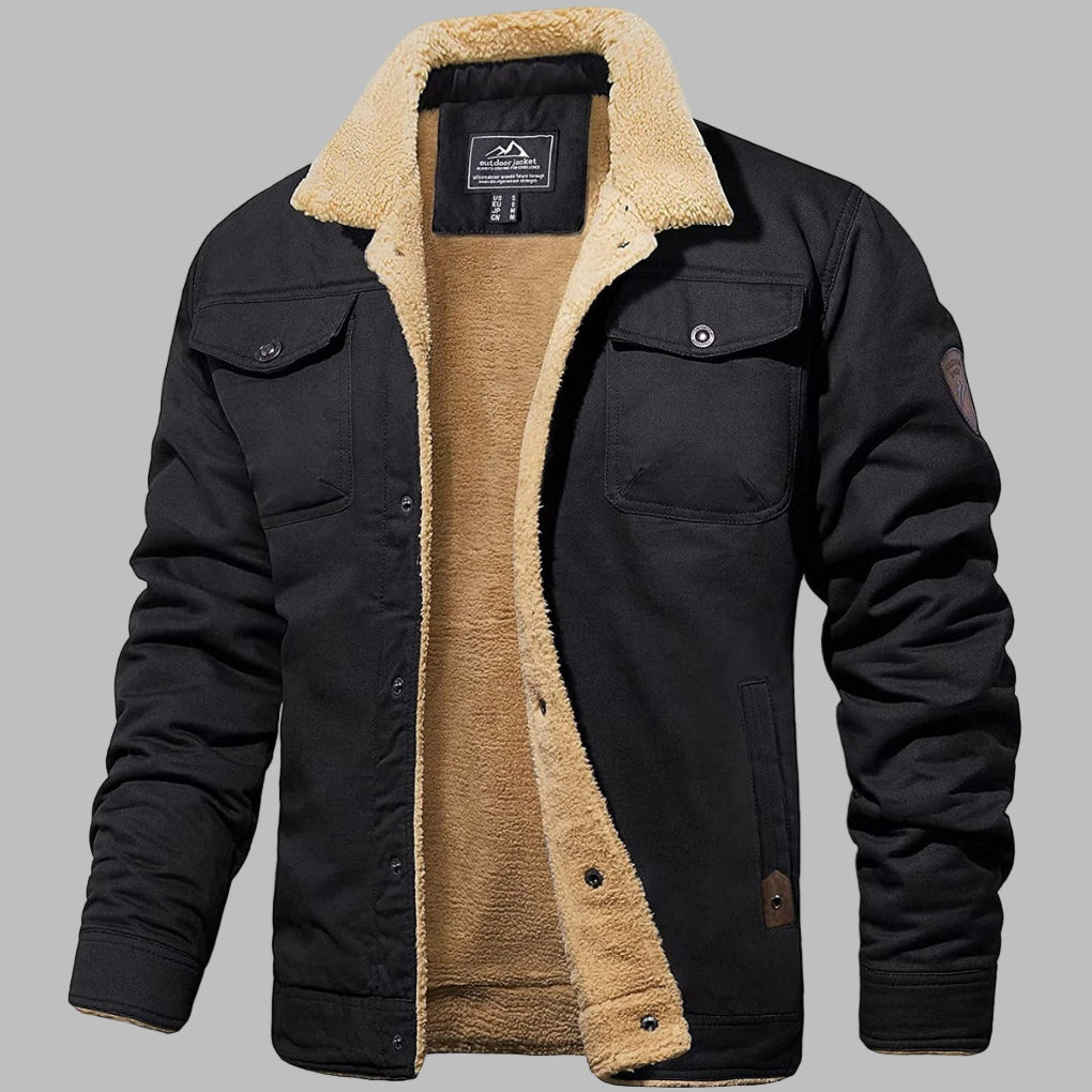 Classic Flight Leather Mens Jacket - OutfitLondon