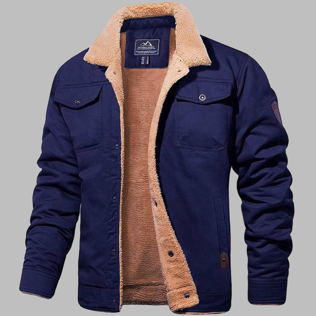 Classic Flight Leather Mens Jacket