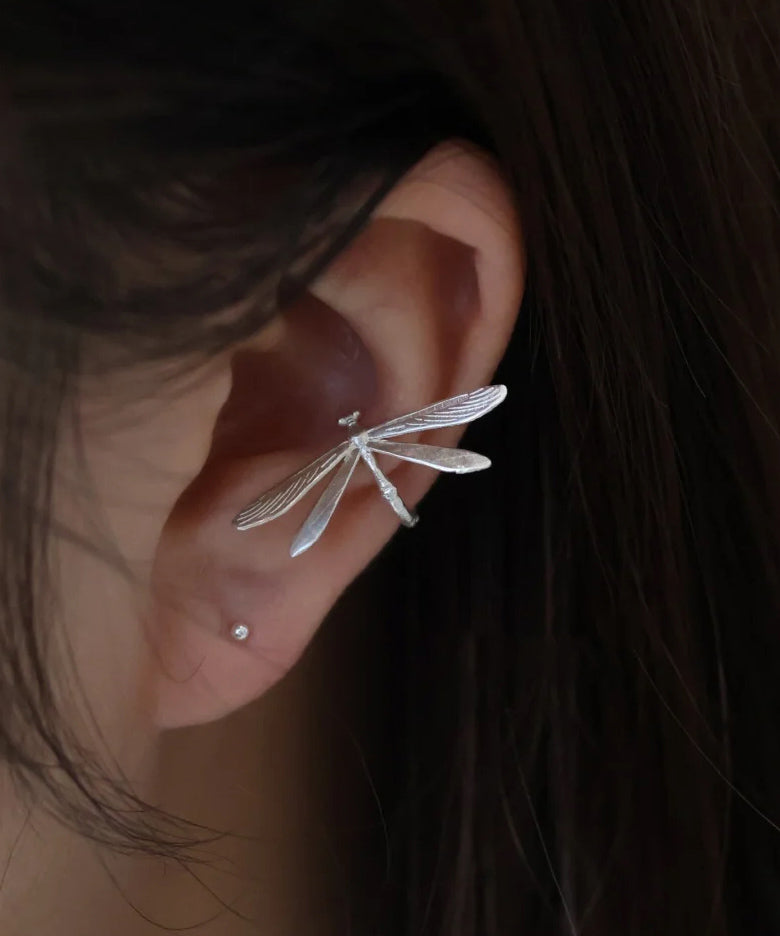 Women's Sterling Silver Dragonfly Stud Earrings - OutfitLondon
